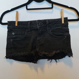 American Eagle Outfitters Black Jean Shorts